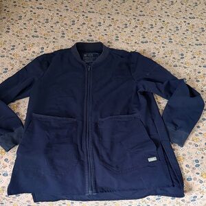 Figs navy blue scrub Jacket